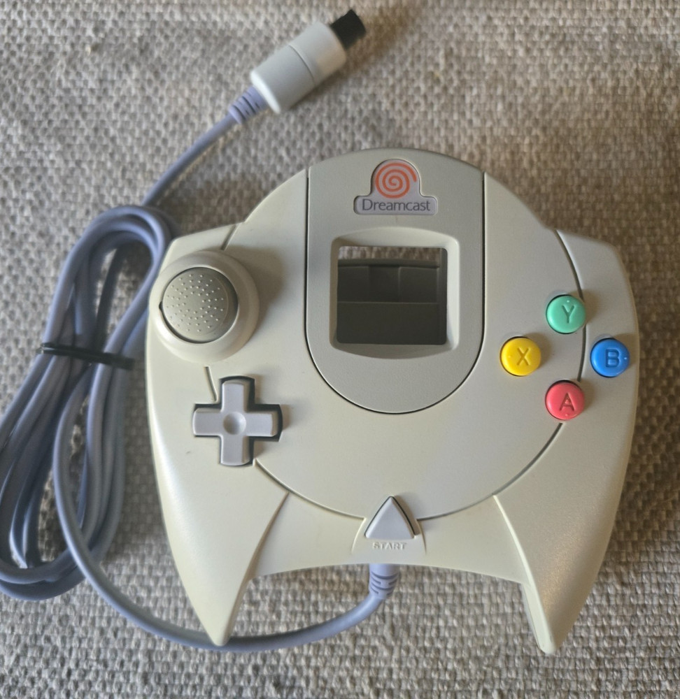 Official OEM Sega Dreamcast White Controller -FULLY TESTED-