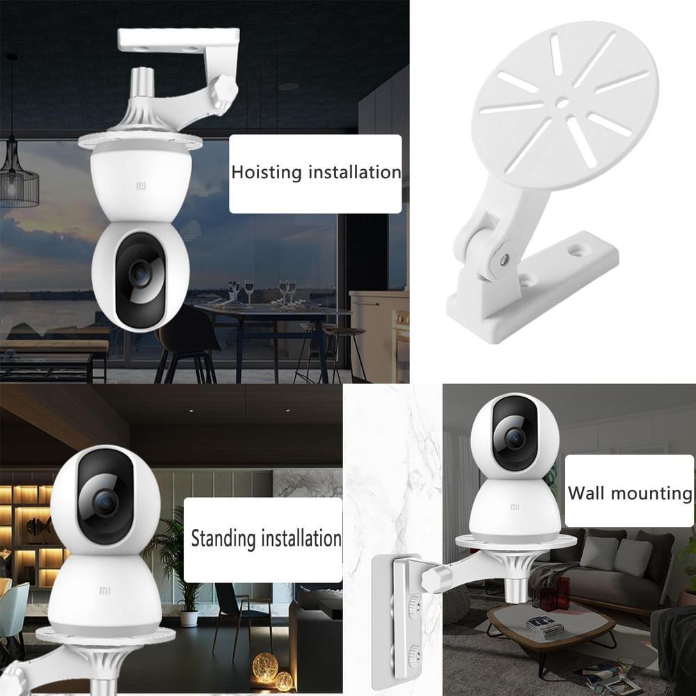 2 Pack Home Security Camera Bracket Wall Mount Holder Dome Camera Ceiling Adhesi