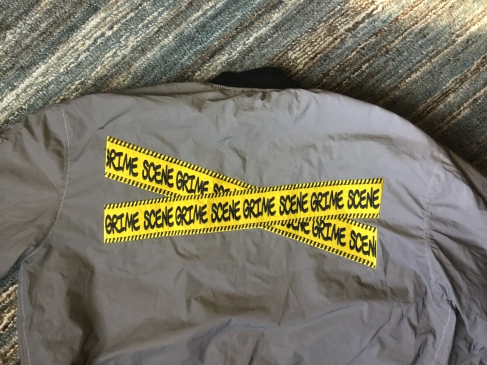 Floor sixx Reflective Bomber Jacket - XL - See pics
