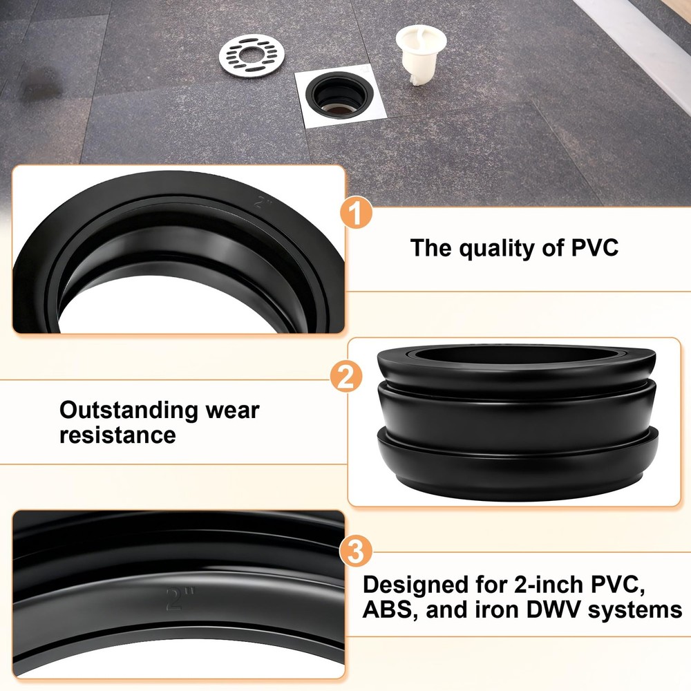 32.401 Drain Seal, Compatible with Durabase Shower Base