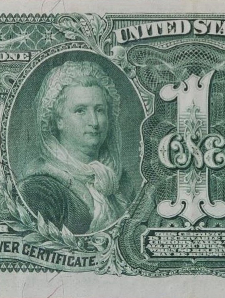 1896 $1 🇺🇸 EXAMPLE ( Silver Certificate Educational Note) Solid Number 4’s EPQ