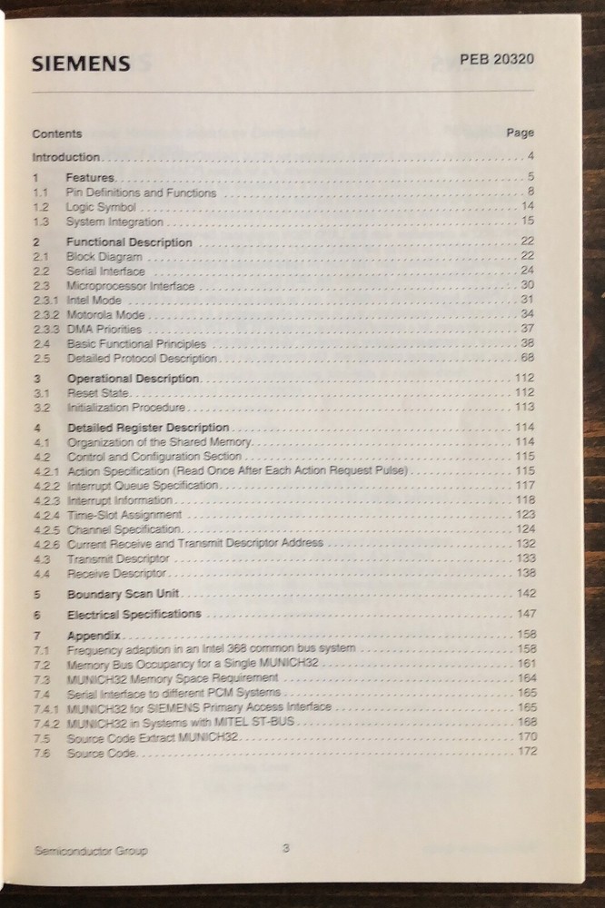 Siemens - MUNICH32 HDLC Network Interface Controller Data Sheet (1993)