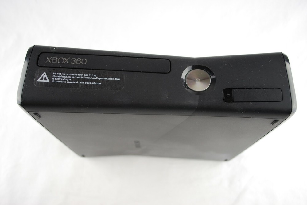 Microsoft Xbox 360 S Black Working Console System Cable Bundle