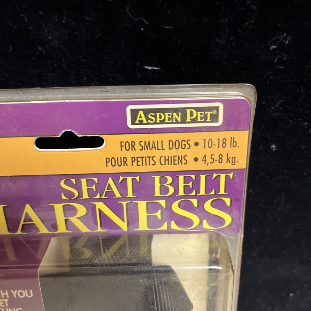 Aspen Pet Products Adjustable Harness Black Size Small