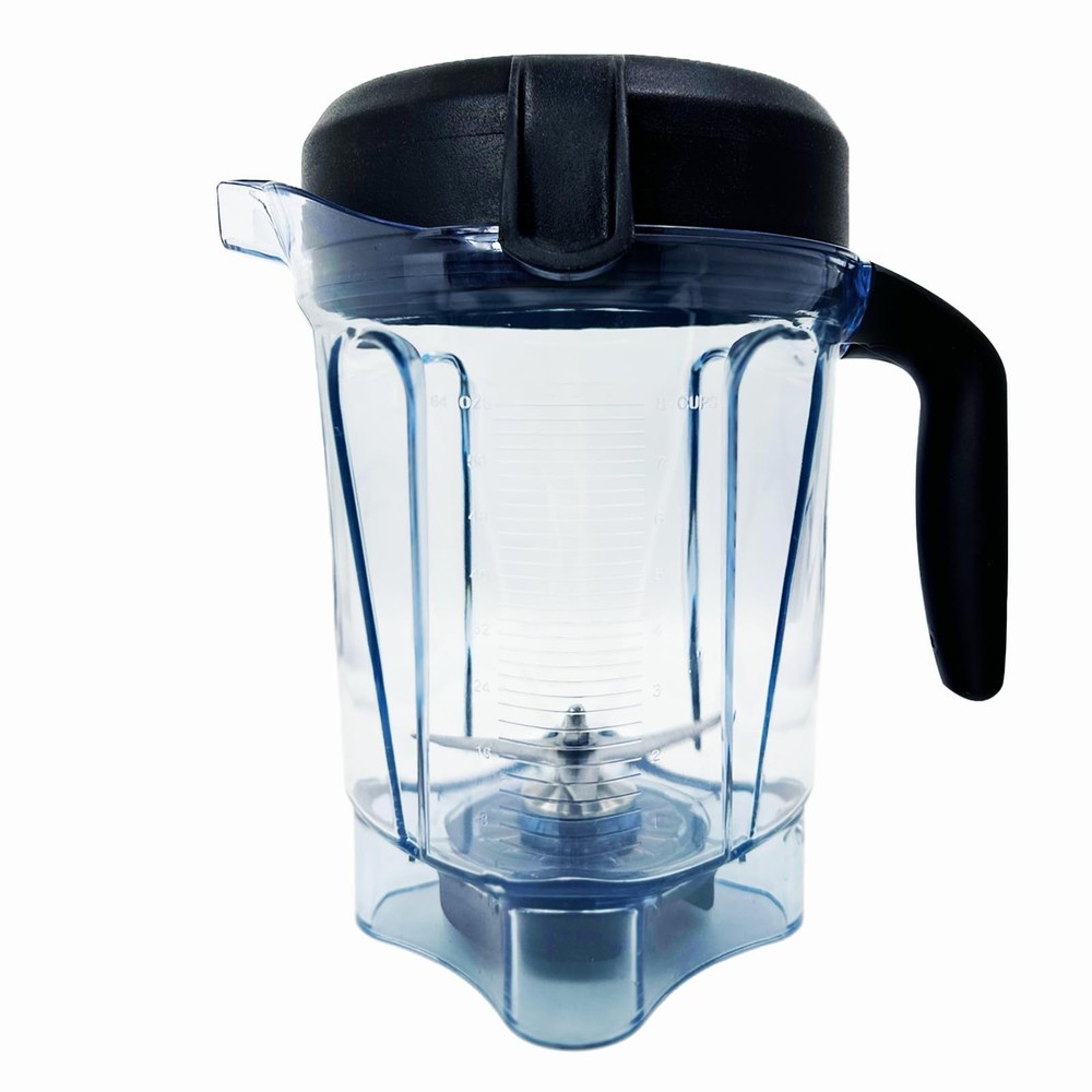 Blender Pitcher 64oz Low-Profile, Replacement Pitcher Container Compatible wi...
