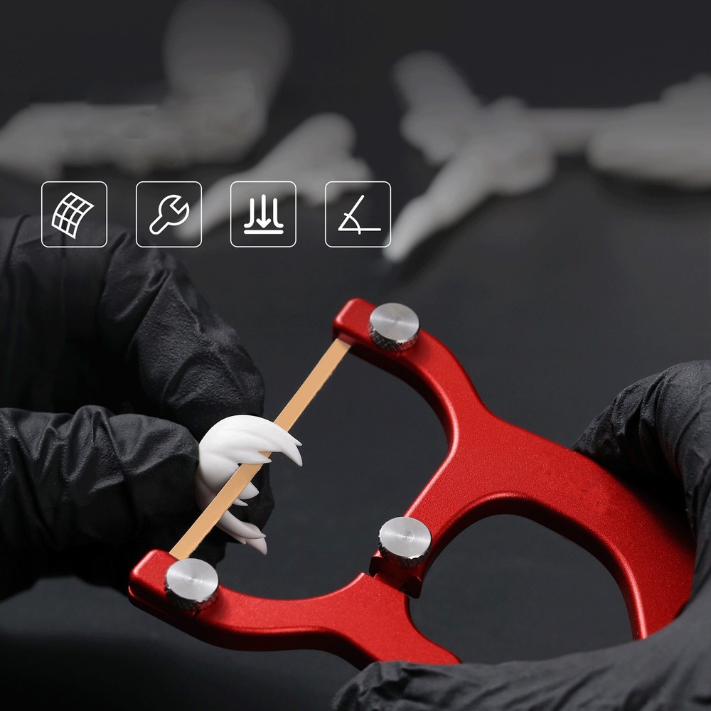 DSPIAE Stainless Curved Surface Sander Handheld Grinding Polishing Tools