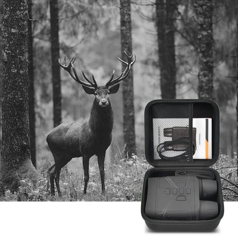 Dustproof Night Vision Goggles Case - Compact & Shockproof