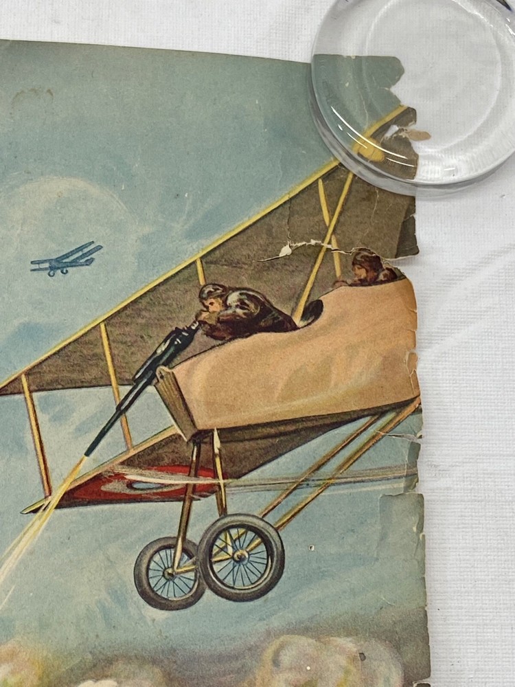 Original WWI Battle Scene Print