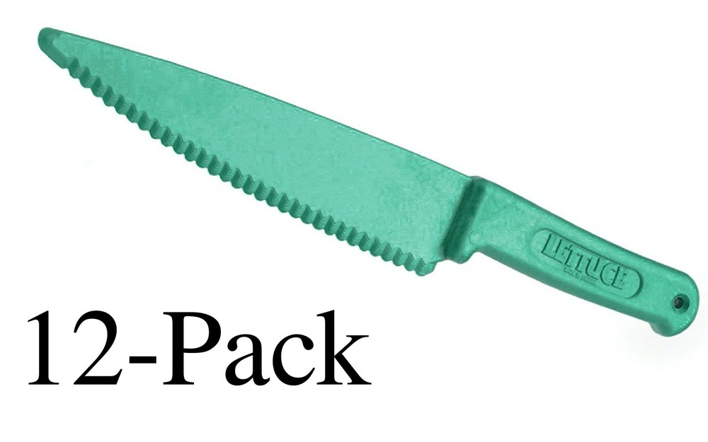 Norpro Polystyrene Plastic Lettuce Knife, 11 Inches (12-Pack)