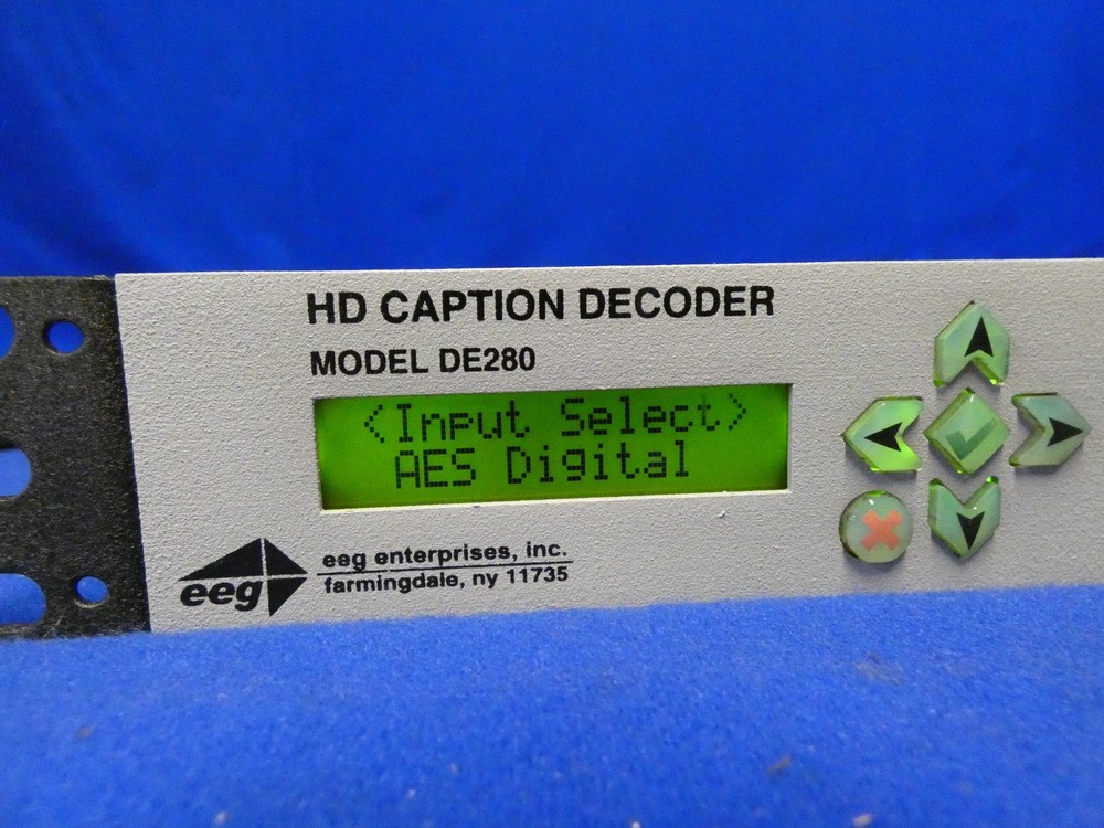 EEG DE280 HD Caption Decoder (tested to power on, NO Login, NO Password)