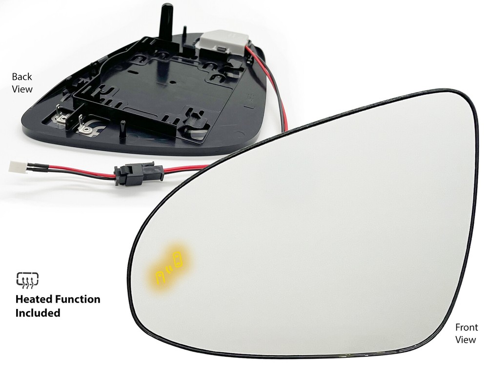 For 2013 - 2018 Avalon 2012 -2017 Camry Mirror Glass with BSD Heated Driver Side