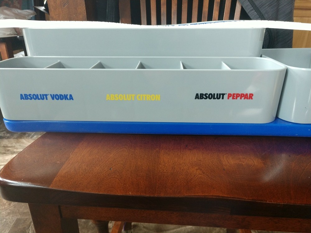 Absolut Vodka Condiment Tray And Drink Mat
