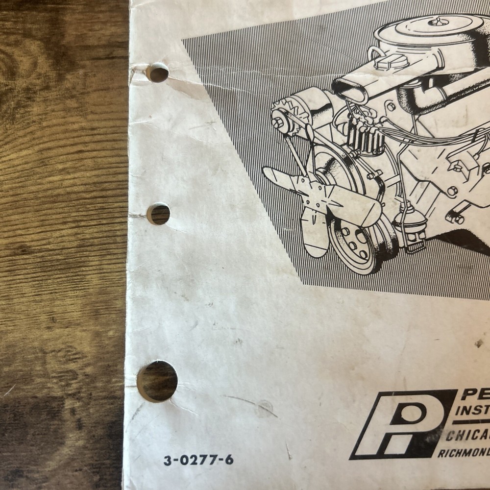 Vintage 1959 - 1971 Peerless Tune Up Specifications Chart Auto Engine Manual