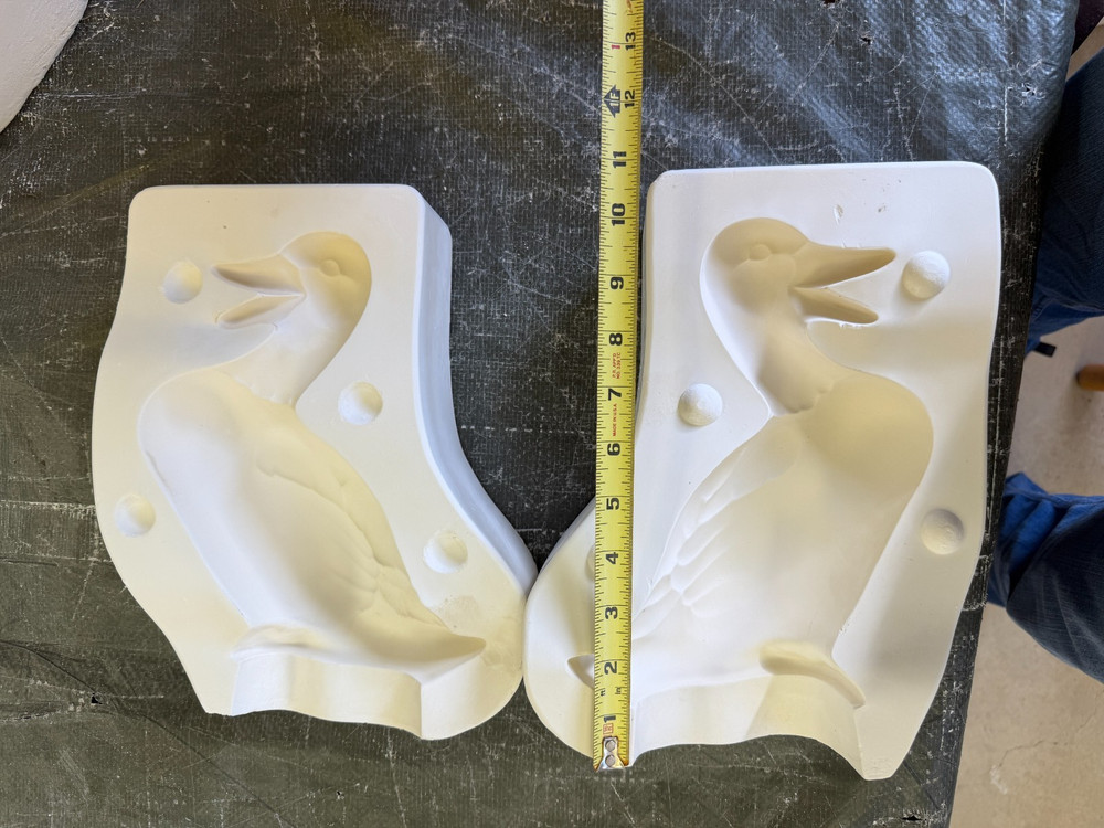 VINTAGE CASTER CERAMIC MOLD #519 SMALL STANDING DUCK