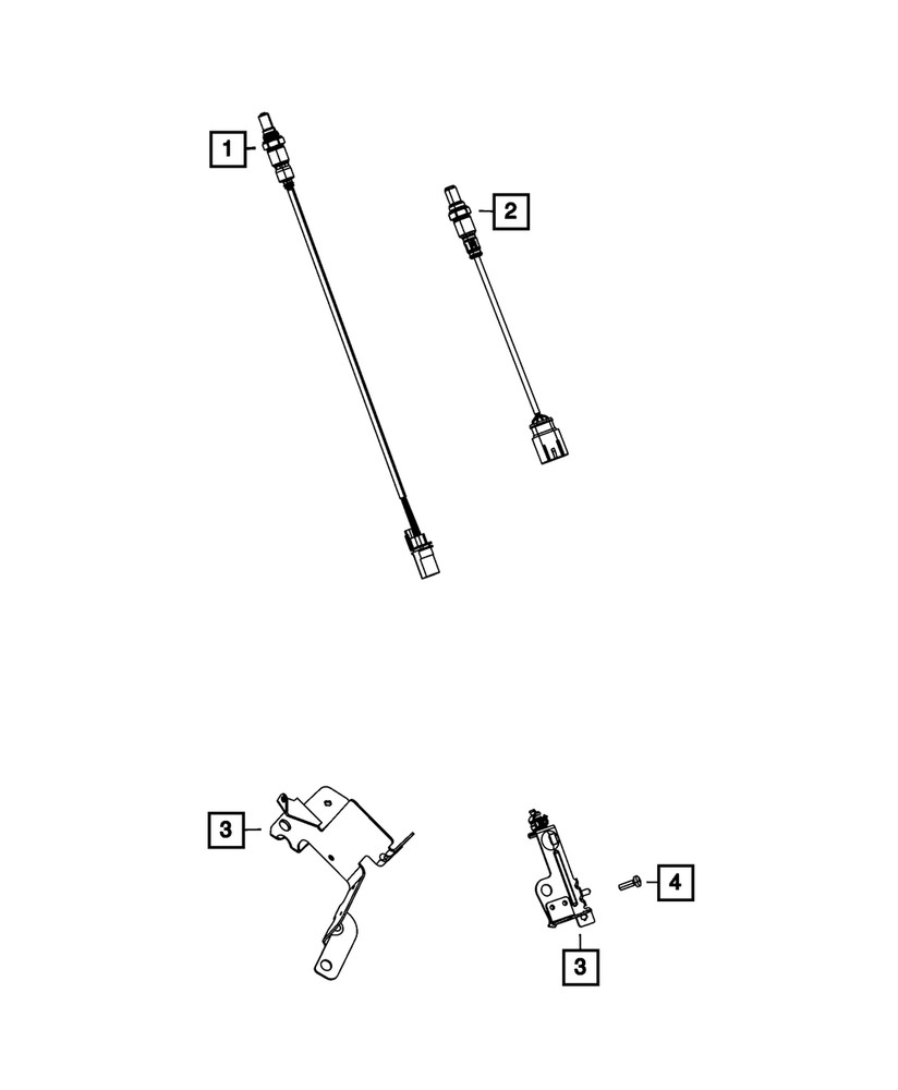 Genuine Mopar Oxygen Sensor 68142340AA