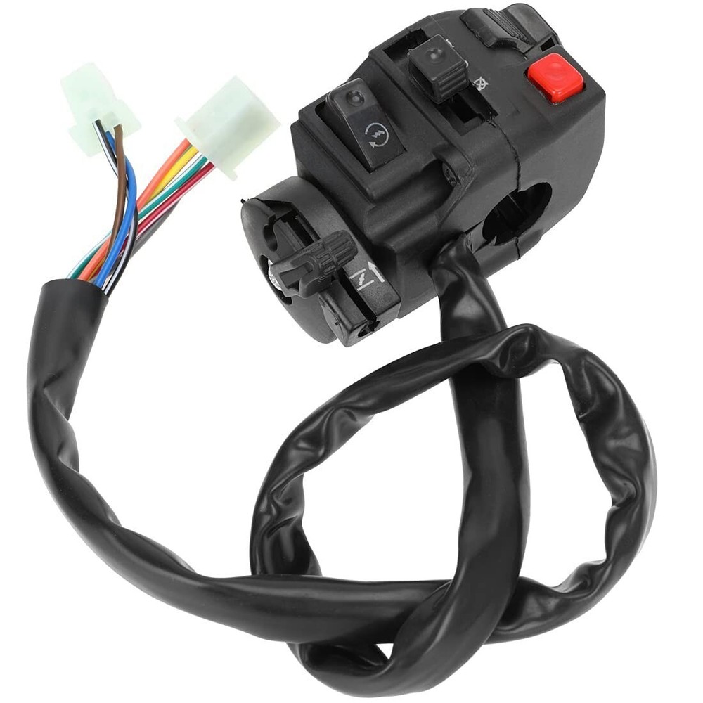 5 Function 9 Wire Left Starter Kill Light Choke Switch Assembly For 150cc 200c