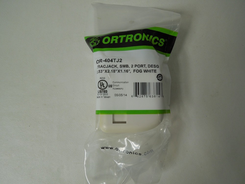 Ortronics OR-404TJ Track Jack Surface Mount Box - NEW