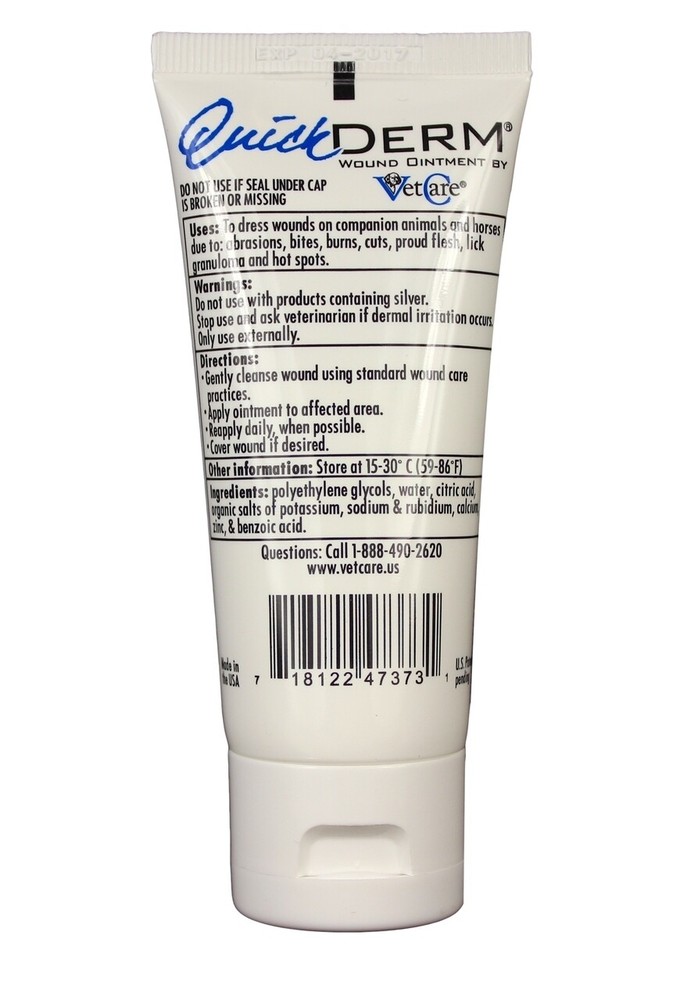 QuickDERM Wound Ointment (2 oz)