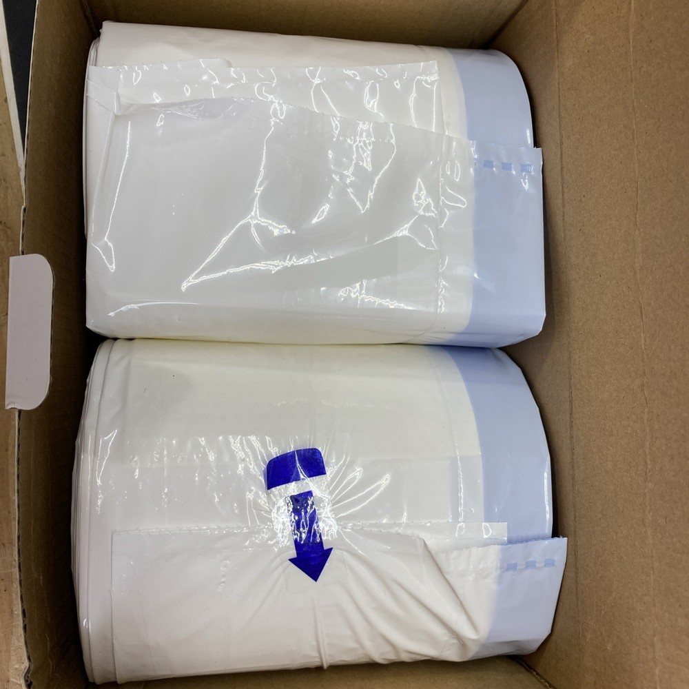 Senvok 60 Pack Commode Liners with Absorbent Pads Lemon Scent