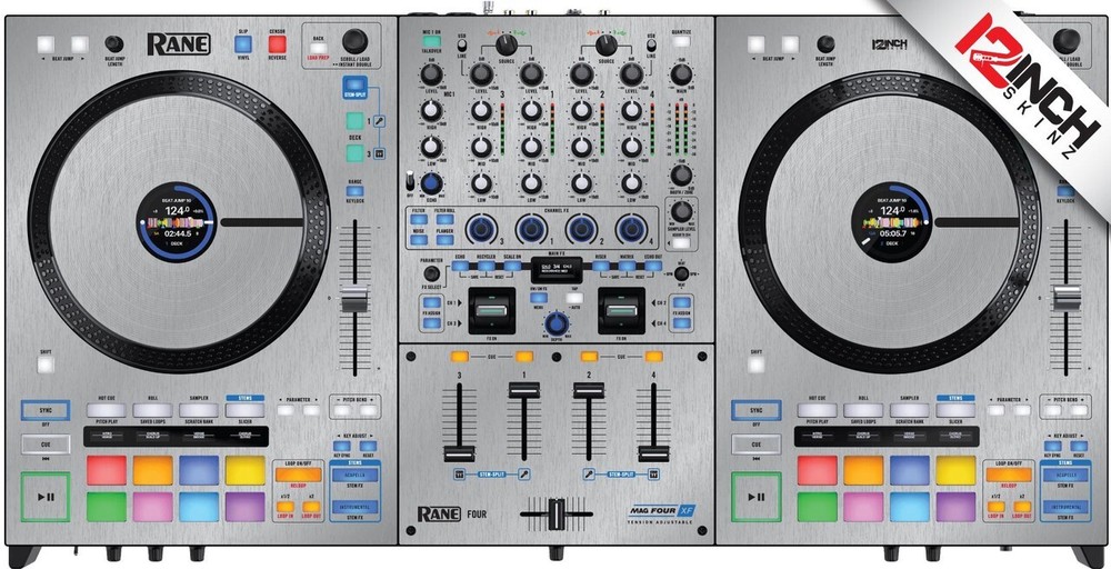 Rane Four Skin brushed Silver