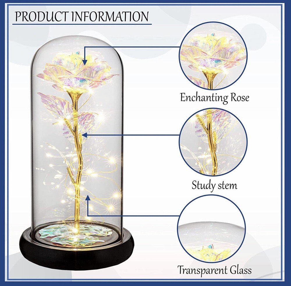 Valentines Led Flower Gift