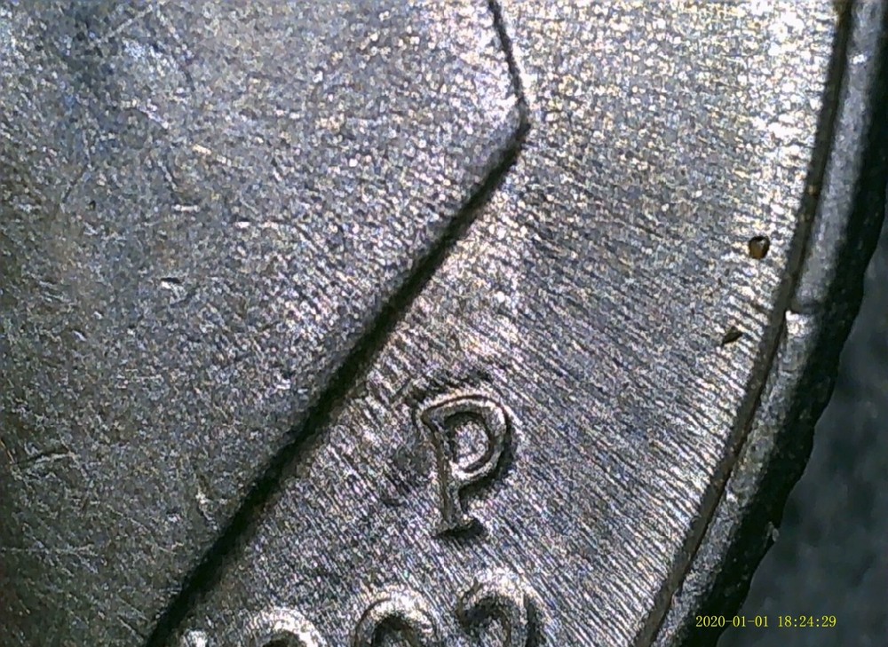 1992-P Roosevelt Dime Strike Through Error coin
