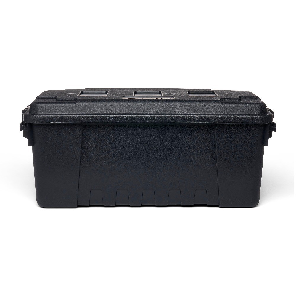 Trunk, Black, 17-Gallon Lockable Storage Box