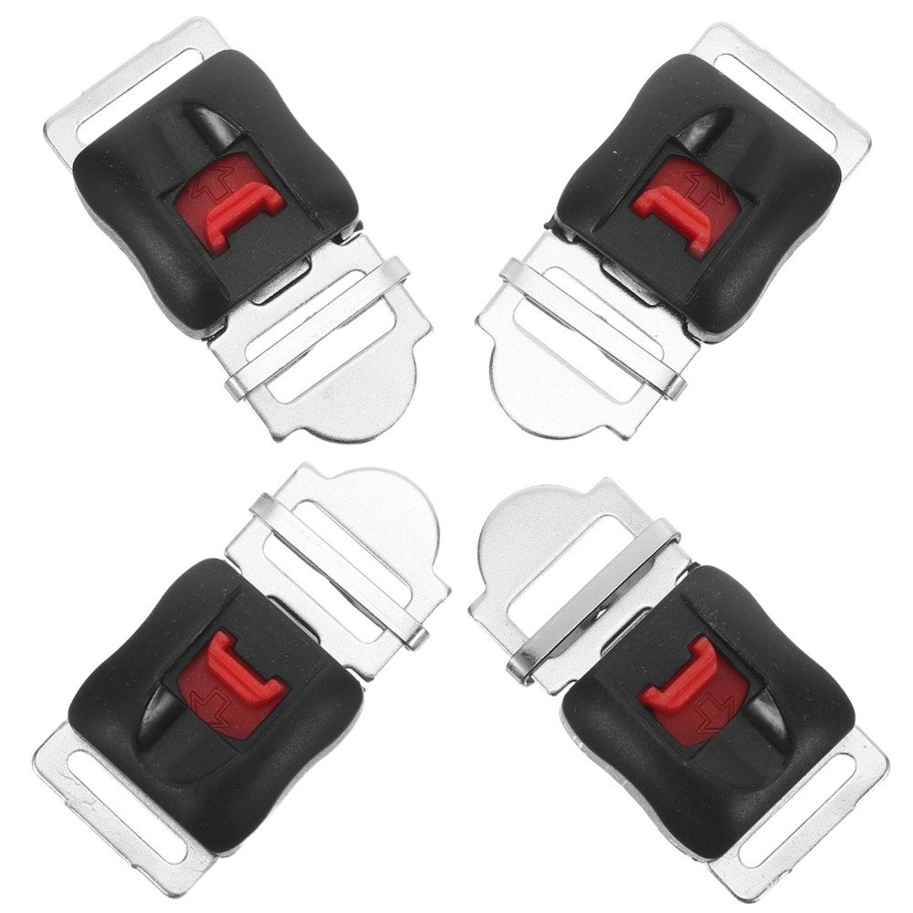 4 Pcs Universal Motorcycle Chin Strap Quick Release Buckle Replacement