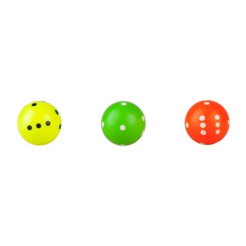 Round Cube - Dés Rond - Green - Fluo - 21mm