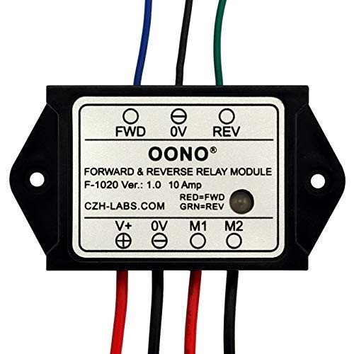 Forward and Reverse Relay Module for Motor/Linear Actuator, Reversing DC 12V