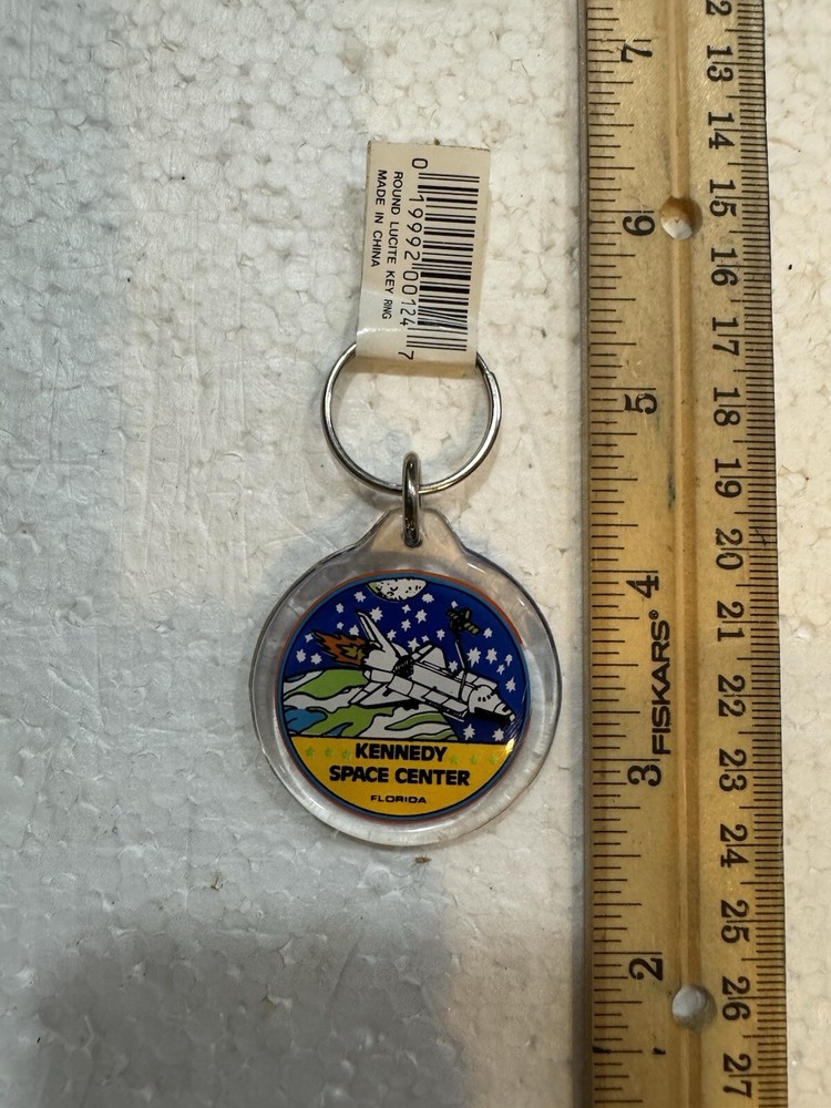 Vintage Kennedy Space Center- Space Shuttle Keychain
