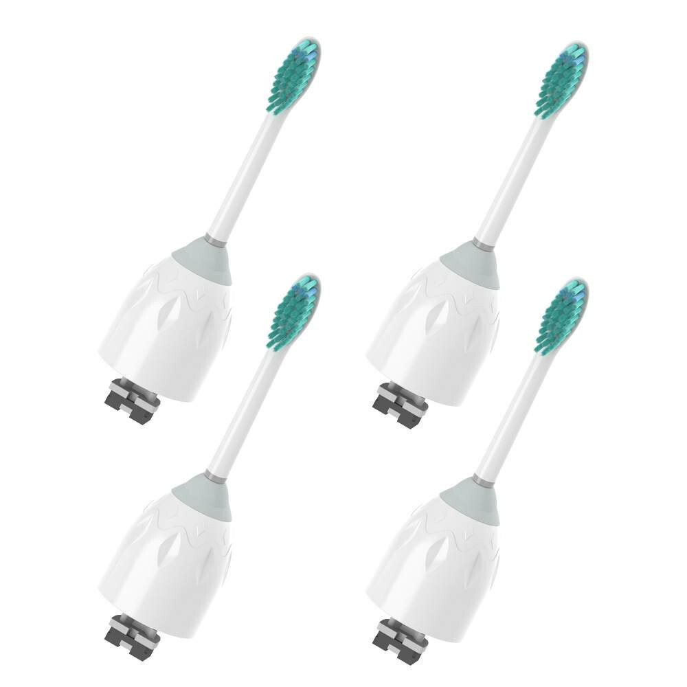 Sonicare e-Series Replacement Heads 4-Pack Soft Bristles Philips Compatible