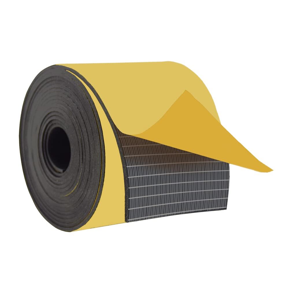 Self Adhesive Rubber Strips 1/16 (.062)" Thick X 3" Wide X 10'Long, Solid Neo...