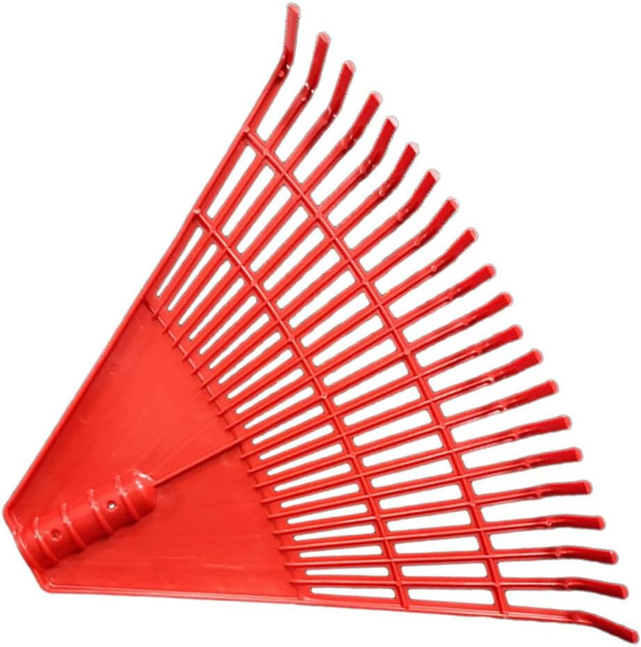Plastic Rake Head 21 Tines Garden Leaf Rake Spring Shrub Grass Replacement Head