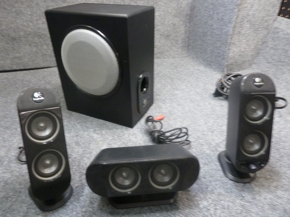Logitech X-530 Surround Sound PC Computer Speaker System