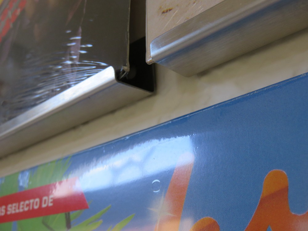 STAINLESS STEEL RECORD VINYL WALL MOUNT DISPLAY SHELF CUSTOM MADE