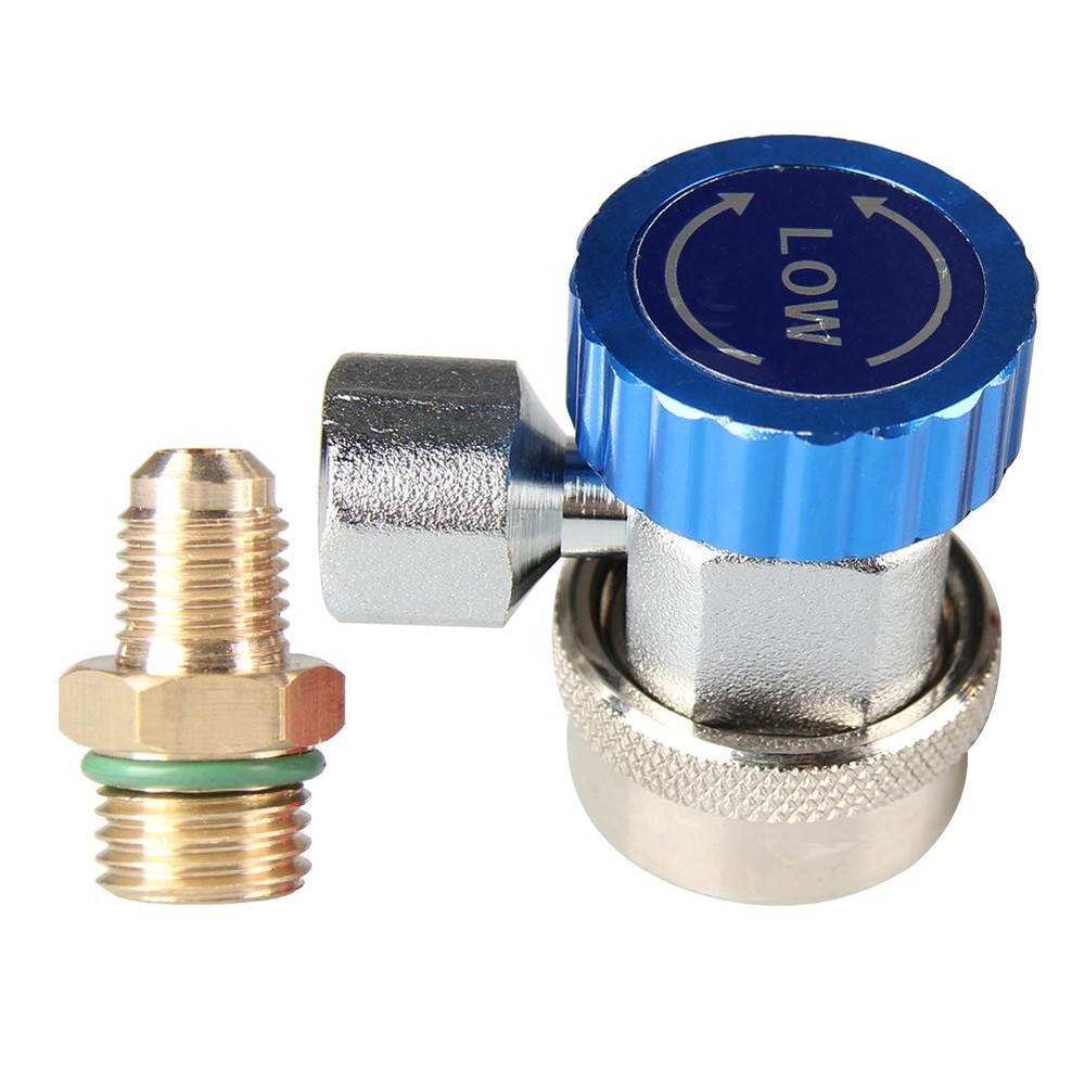 2Pack A/C High Low Side Quick Connector Adapter Fitting Coupler Kit For Car AC