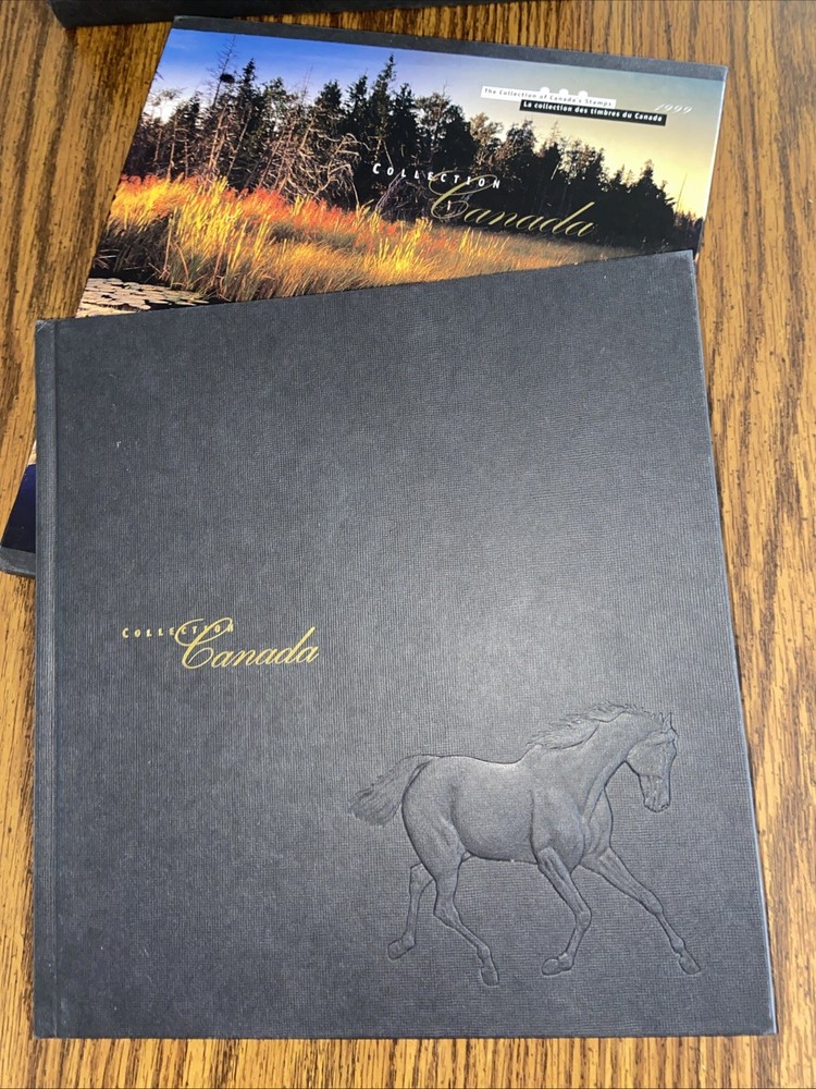 Stamp Collection Canada 1995-2000 Hardcover Book - Not complete with stamps