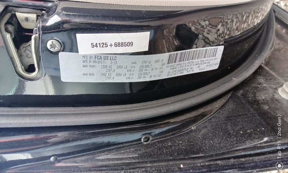 Speedometer MPH 3.5" Screen Fits 19 PACIFICA 803490