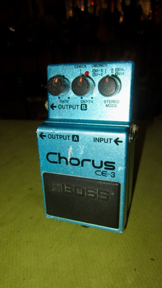 1986 BOSS CE-3 Chorus Blue