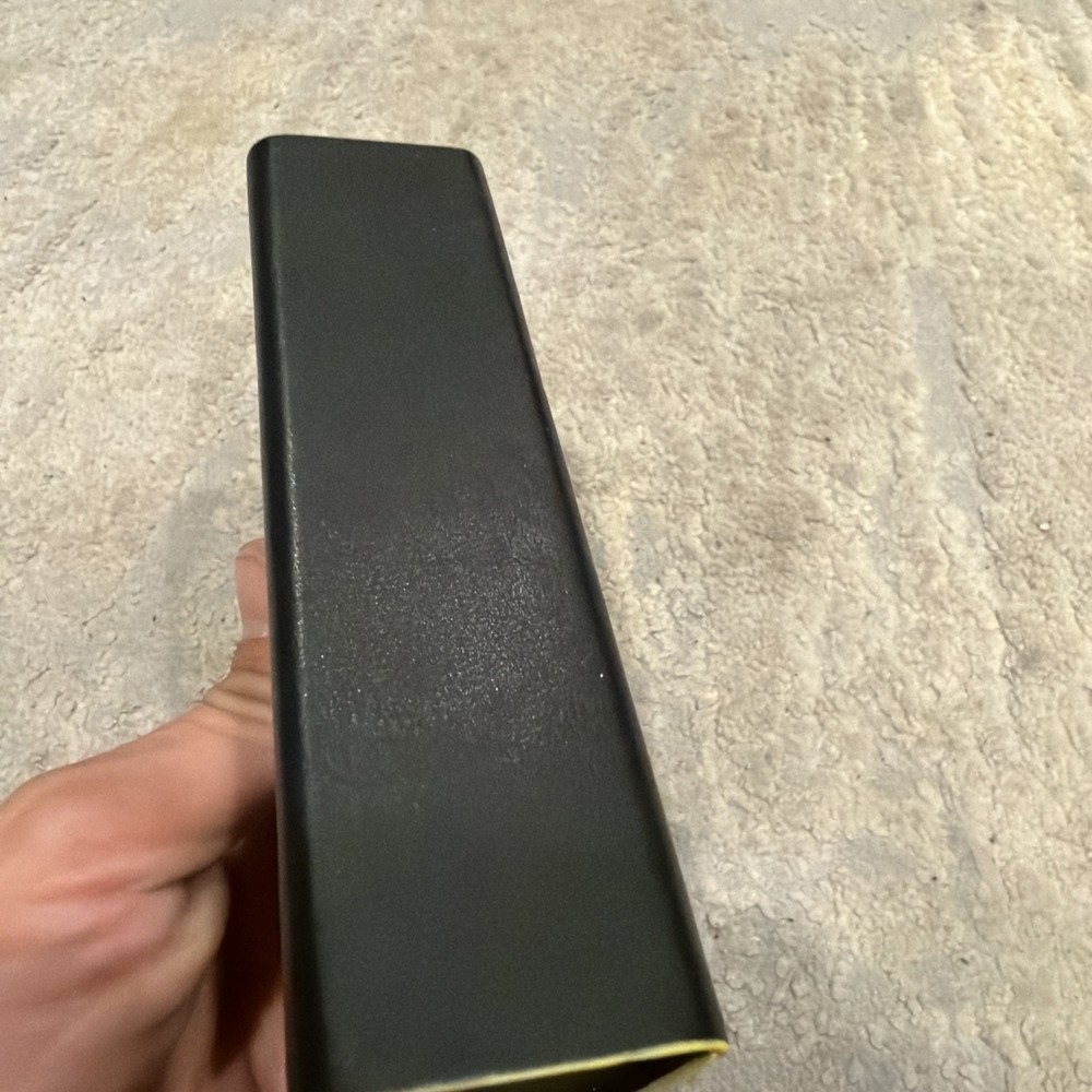 FENDI Eyeglasses Case (only) Medium Black Peach Colored lining