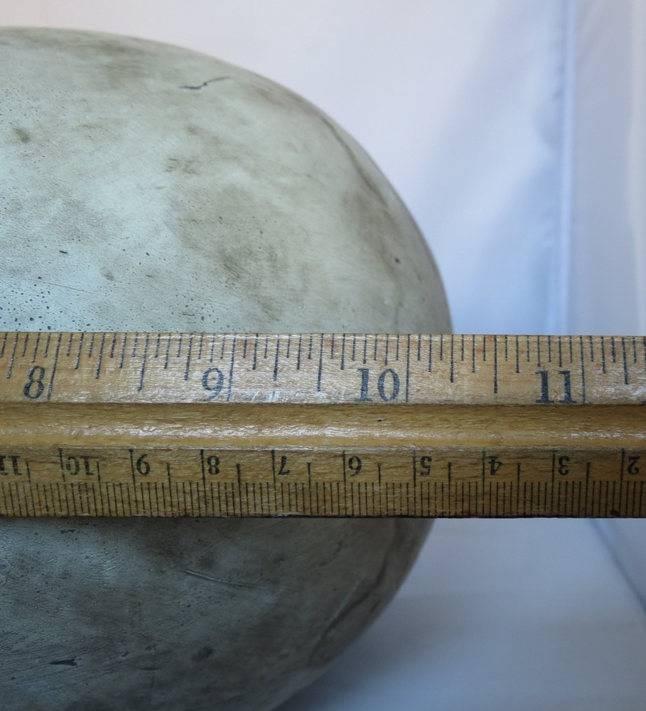 Large Heavy Cement Like Plaster Skull Skeleton Head Halloween