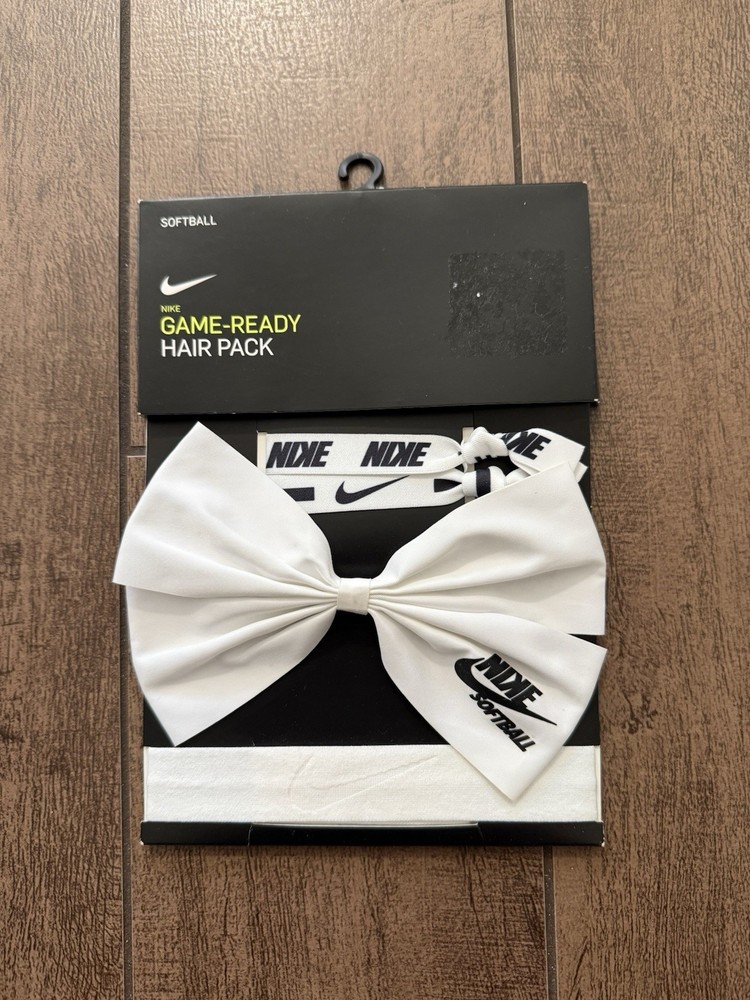 NIKE SOFTBALL GAME-READY HAIR PACK WHITE - ONE SIZE