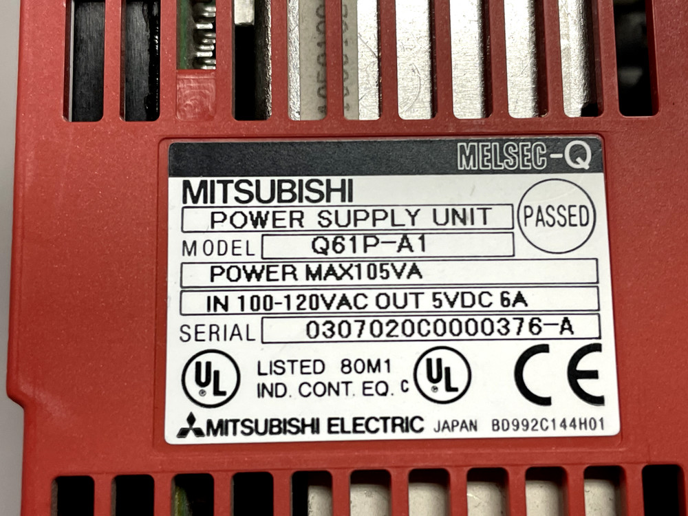 MITSUBISHI POWER SUPPLY UNIT Q61P-A1 - Used Untested