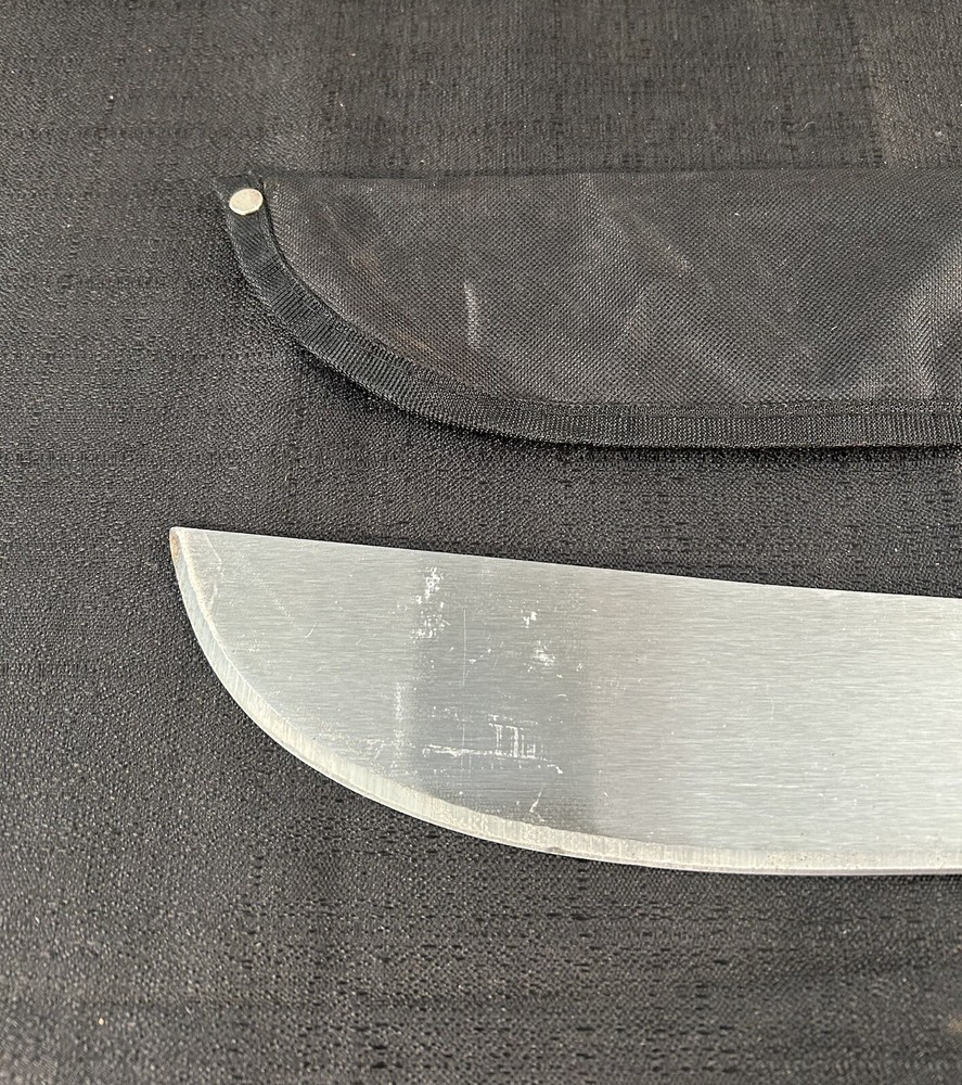 OZARK TRAIL 18" MACHETE +SHEATH NON-SLIP PLASTIC GRIP