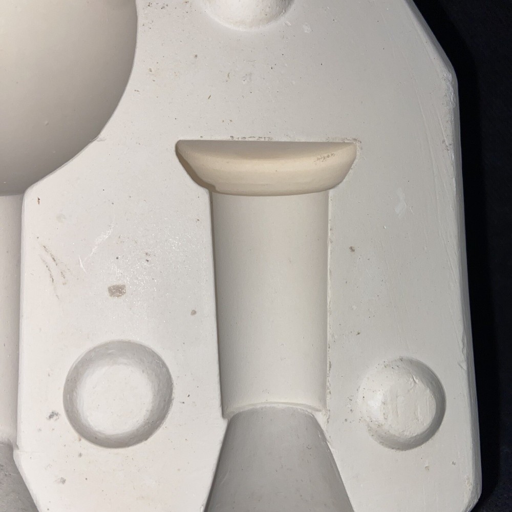 Duncan DM-2179 Ceramic Slip Mold Two Assorted Bottle Toppers Round / Flat