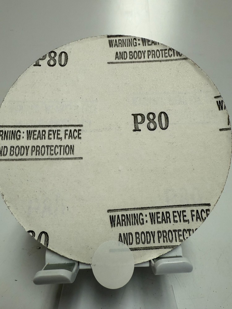 PERFORMANCE PLUS PSA TABBED 5" SANDING DISC, 80 GRIT, 100 DISC PER BOX, NEW