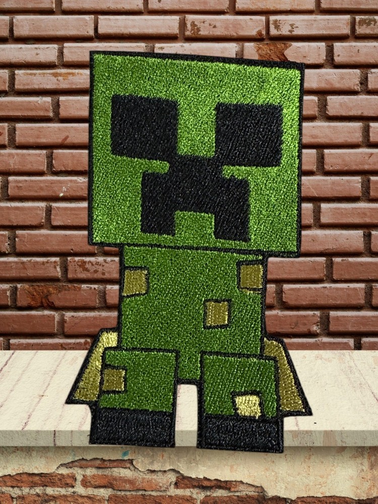 Minecraft Embroidery Patch 7" & 10"