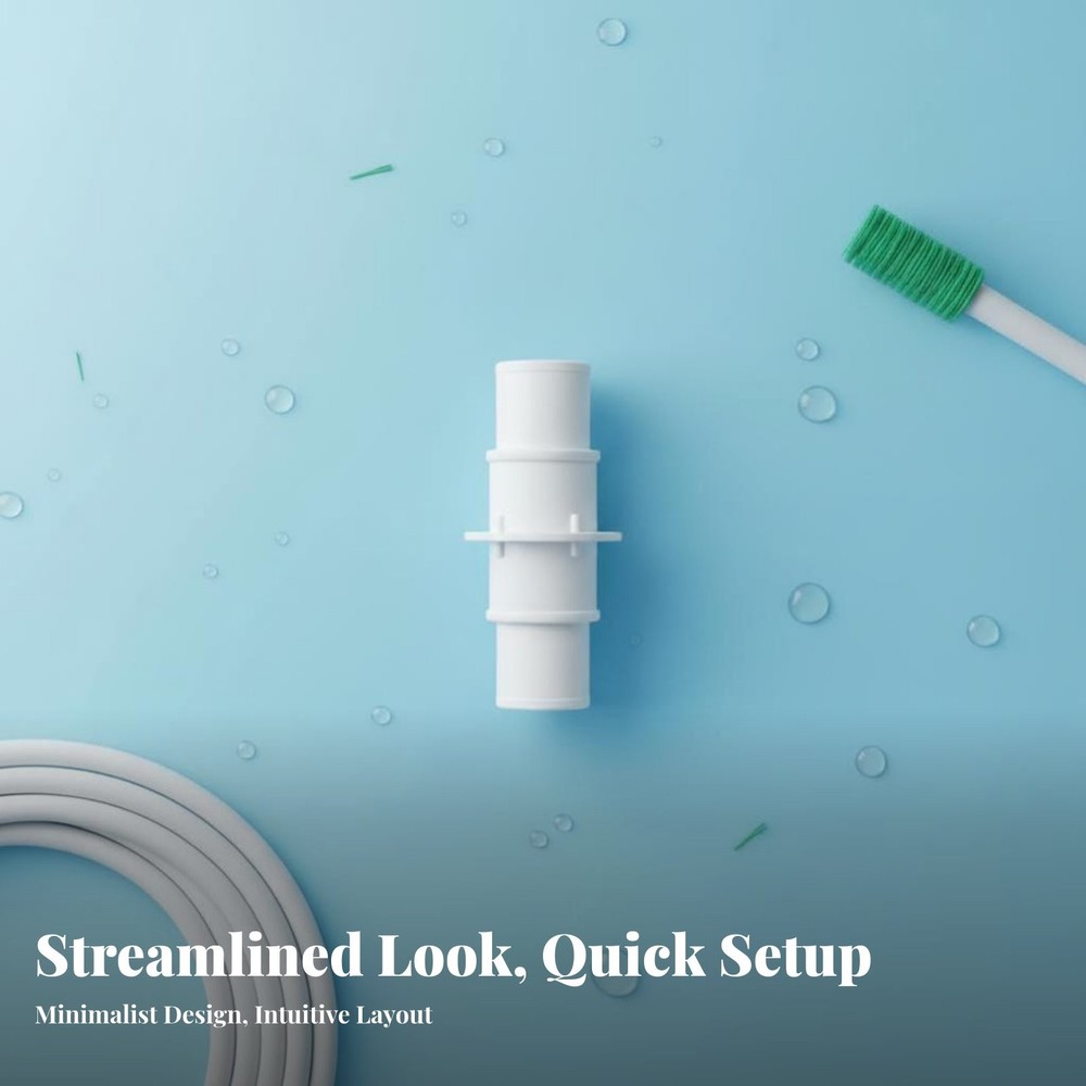 Pool Hose Connector Coupling Adapter, with 4 Hose Clamps