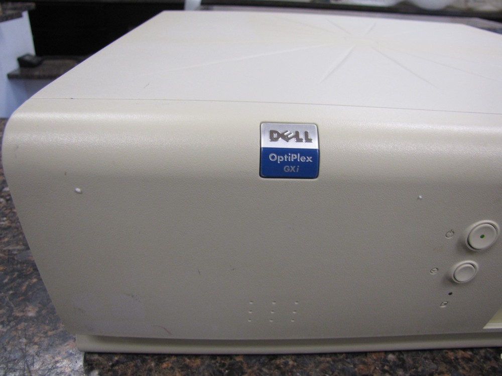 Vintage Dell Optiplex GXi DCM Retro Desktop Computer - Powers on